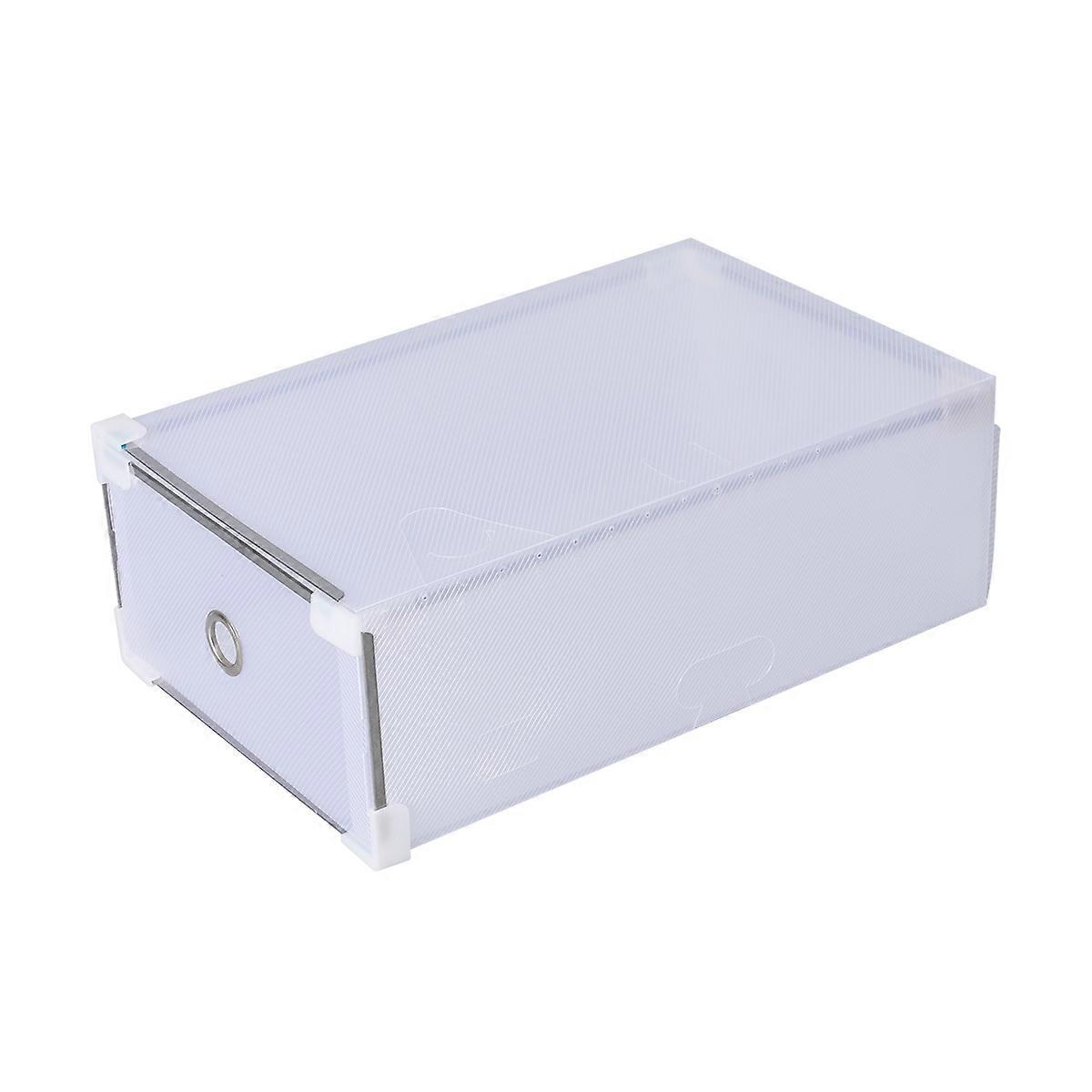 Transparent Box Closet Storage Organizer Rectangular Shape Plastic Shoe Case For Home Wardrobe Management 20Pcs