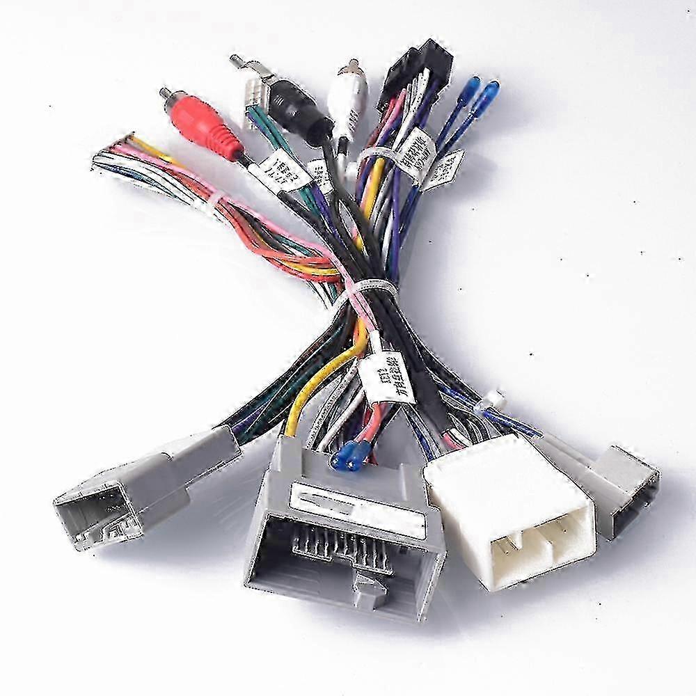 16-Pin Vehicle Stereo Wire Harness Compatible with 2012-2015 Civic CRV - Android Radio Interface with CANBUS Wheel Control Adapter