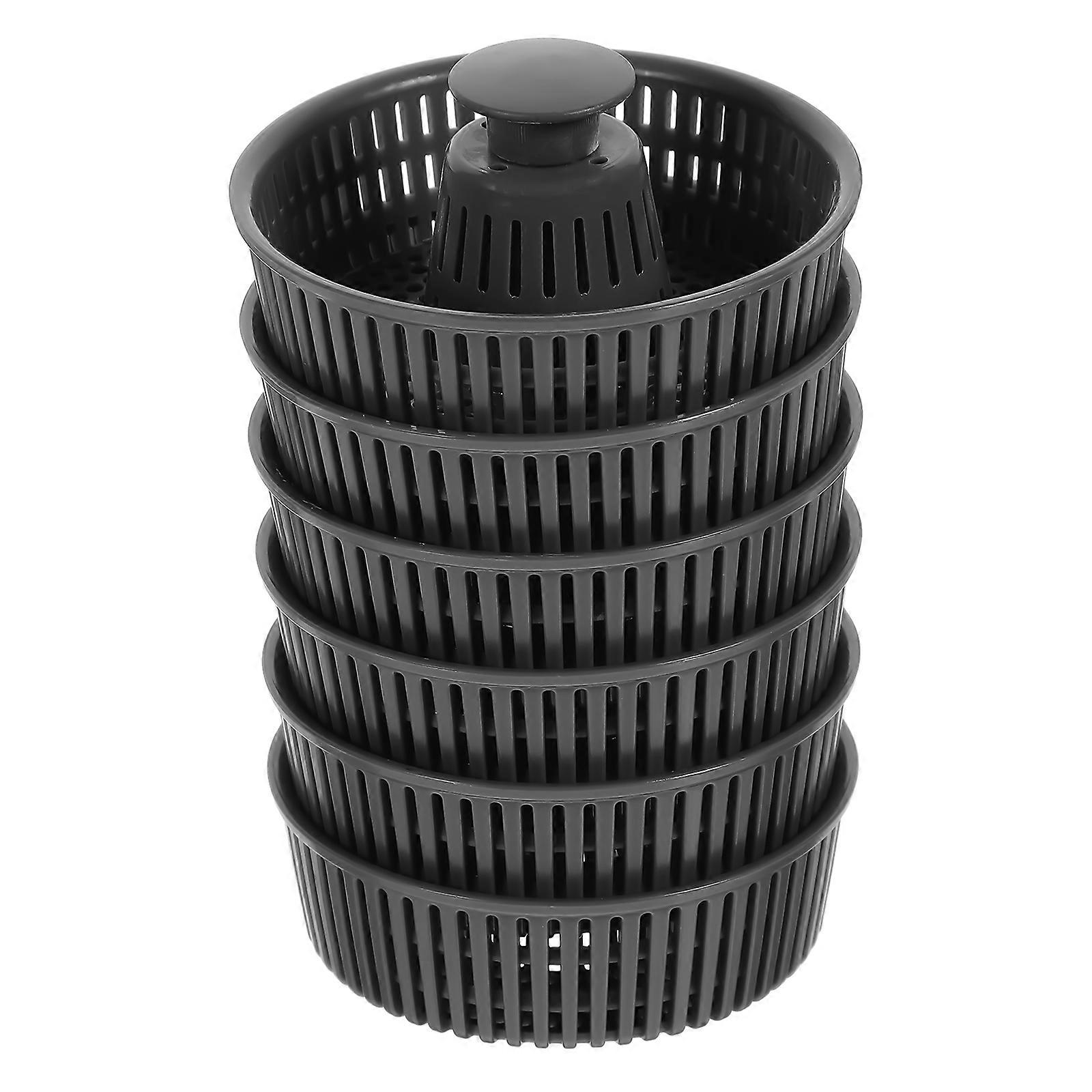 6pcs Kitchen Sink Strainer Basket Metal Drain Filter
