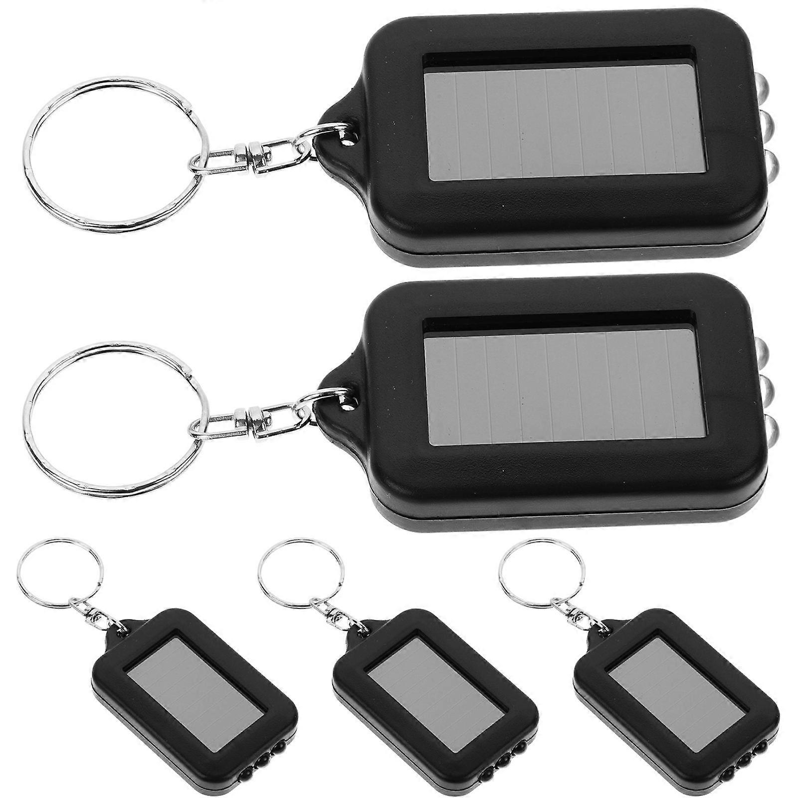 Here's a well structured product description and overview for the **5pcs Solar Powered Mini Keychain Flashlights**:
### 🌞 **5 Pack Solar Powered