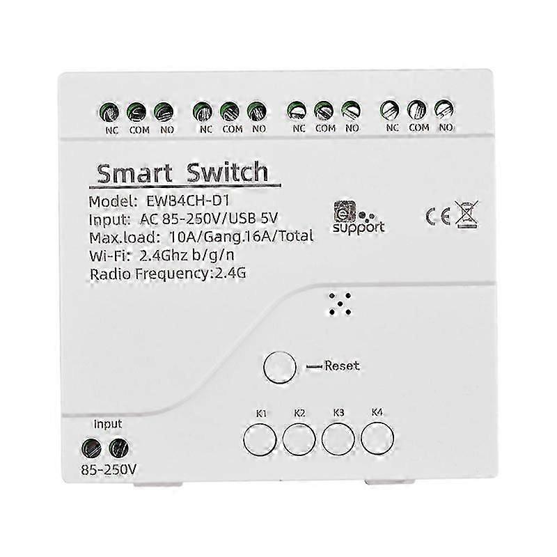 2025 Latest Model Smart WiFi Bluetooth Switch Relay Module 85-250V on Off