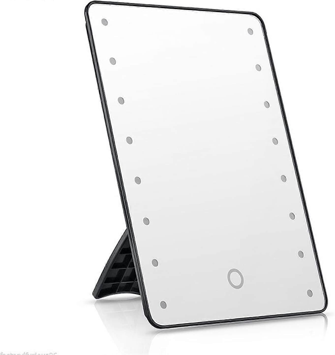 Mirror, Touch Screen Makeup Mirror, Degree Rotating Cosmetic Mirror, Charging Stand for Table, Bathroom, Bedroom, Travel Mirror