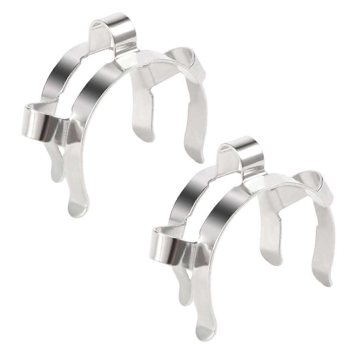 2pcs 24# Clip Keck Clamp for 24/29 24/40 Glass Ground Joint