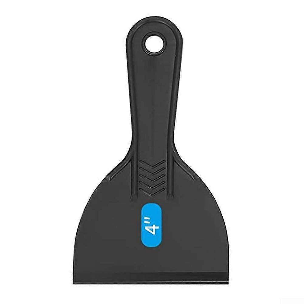 Plastic Spatula Set Wallpaper Remover Versatile Sizes Ergonomic Grip Corrosion Resistant Smoothing Filling Repairing For Renovation DIY Walls (4inch)