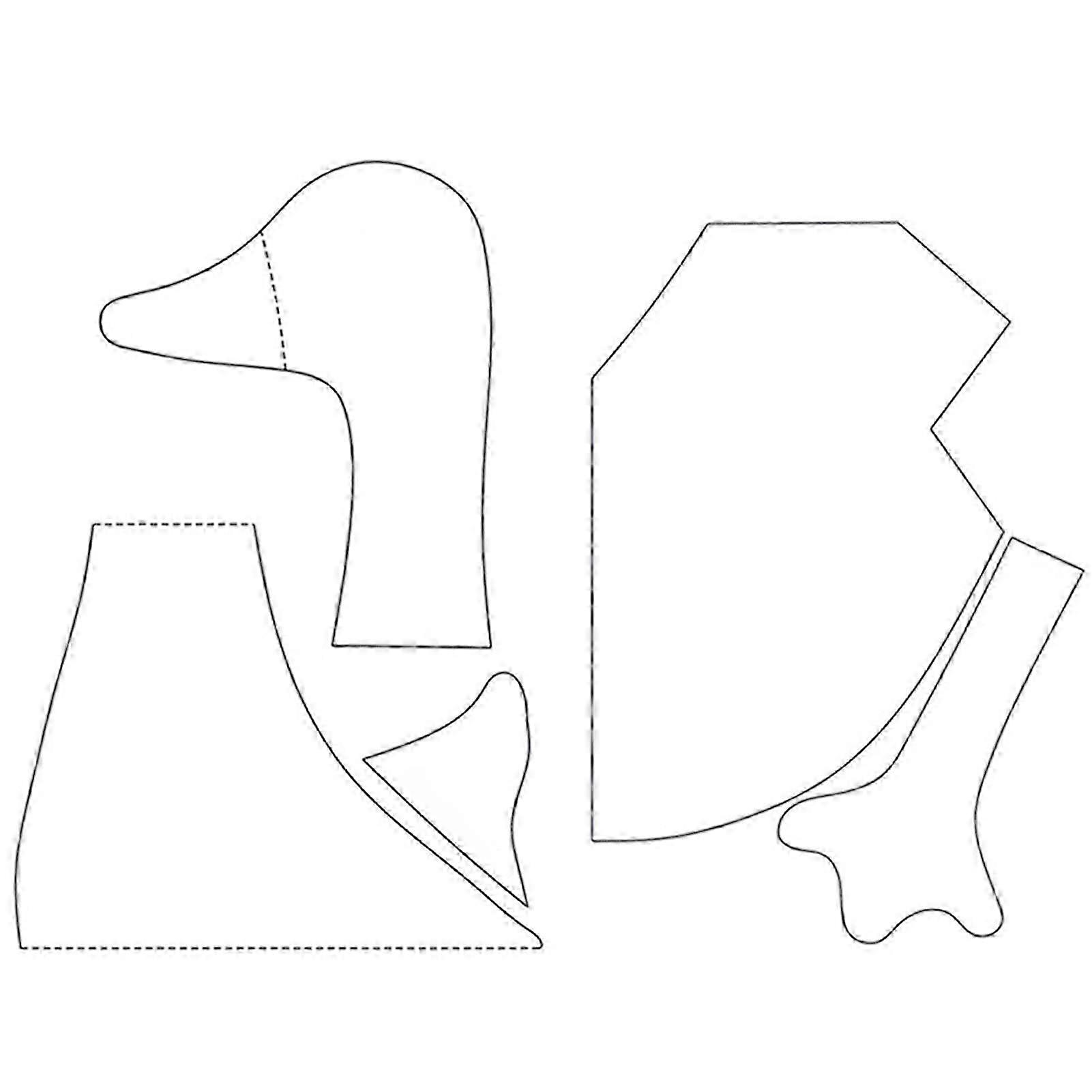 Swan-Pattern for Quilting Sewing Plastic Patchworks Tool for Household