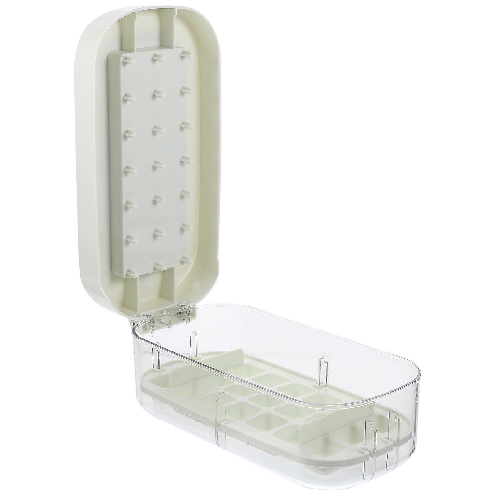 Household Ice Maker Quick Demould Design Milk Shop Use Large Capacity Press Ice Tray 1Set