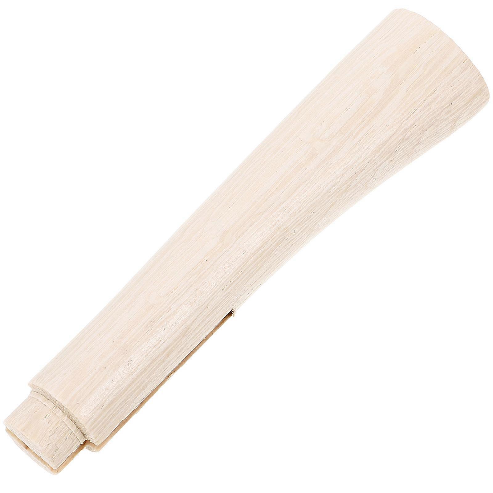 Ergonomic Wooden Handle for Replacement Durable Beige Wood Suitable for Home Use 19.5 Inches