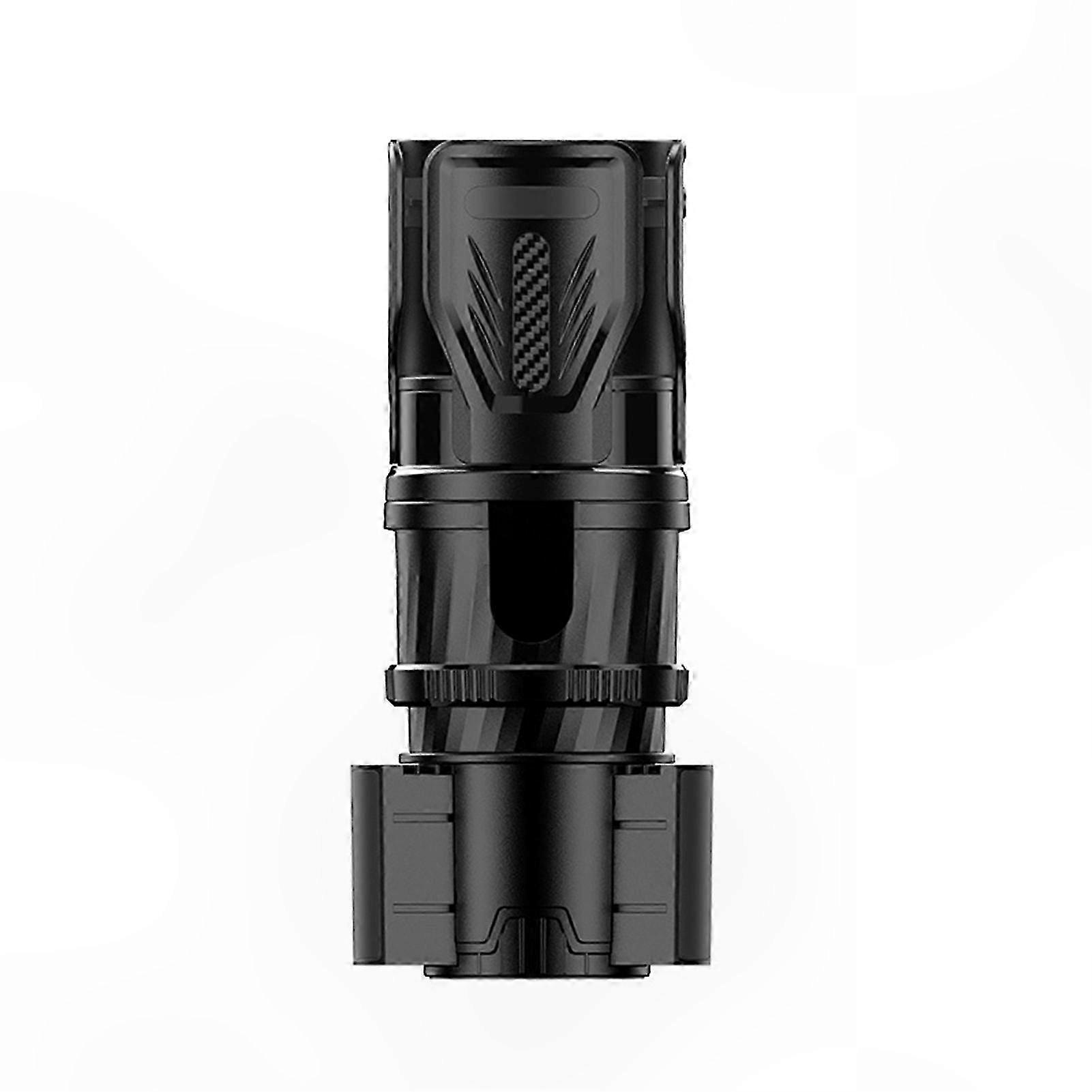 Adjustable Car Cup Holder with Compass Multifunctional Drink Rack Space Saving Easy Installation Carbon Fiber Design