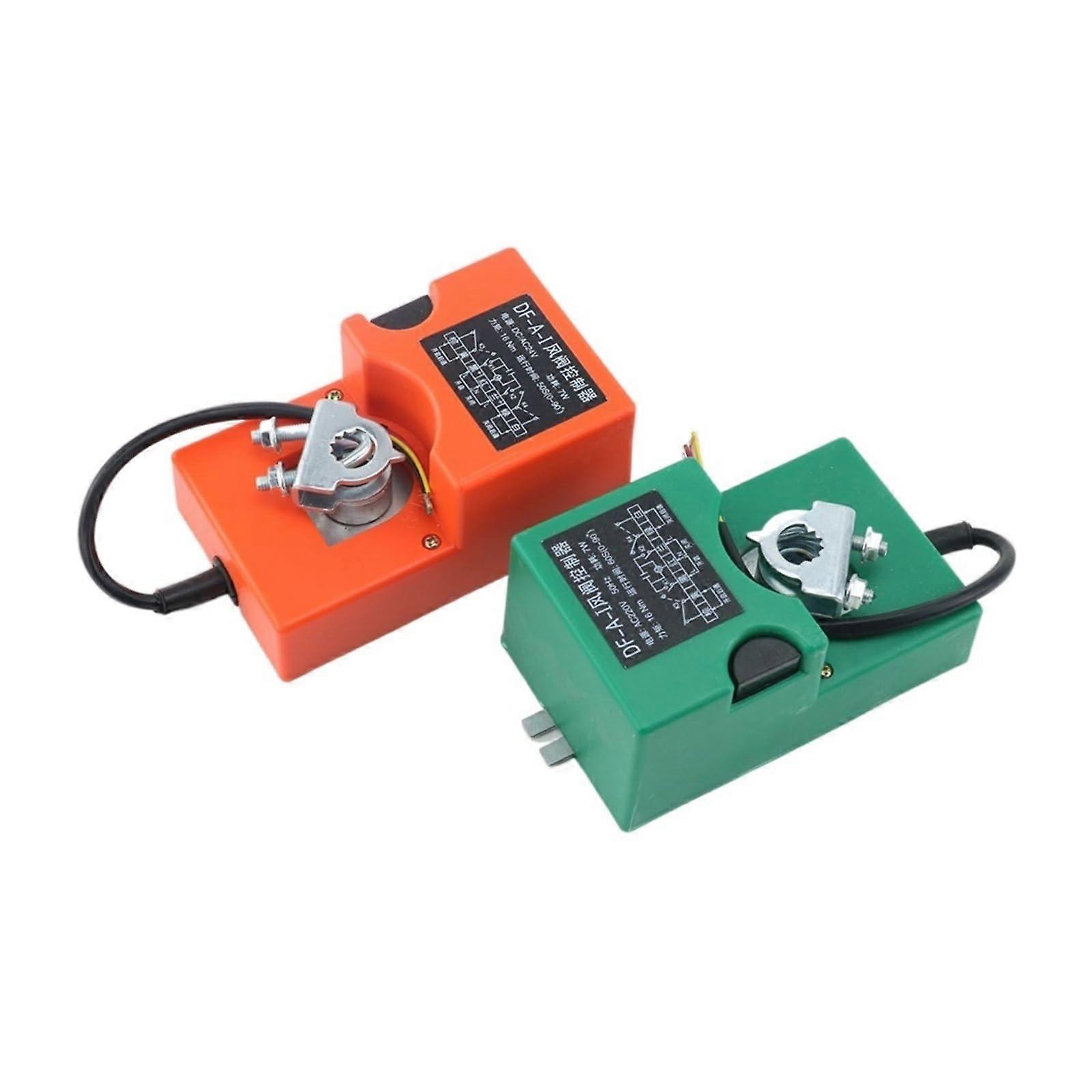 DC 24V AC 220V 7W 16Nm Adjustable Air Damper Controller DFAI Electric Actuator Air Damper Drive 17S 60s/50s/32s (DC24V 50S)