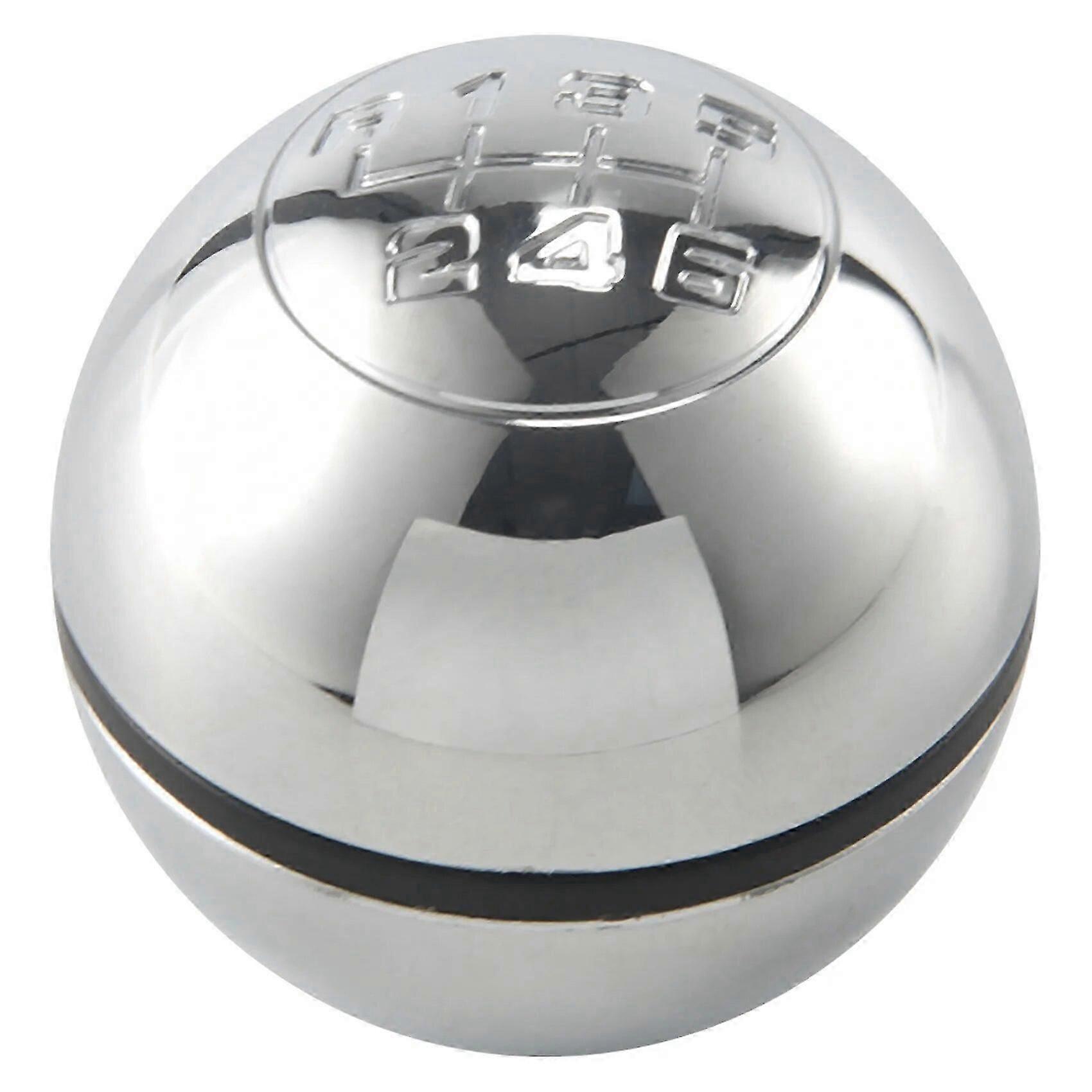 6 Speed Car Manual Gear Shift Knob Bright Lever Shifter Stick Hand Ball for Alfa Romeo Giulietta 2010-On