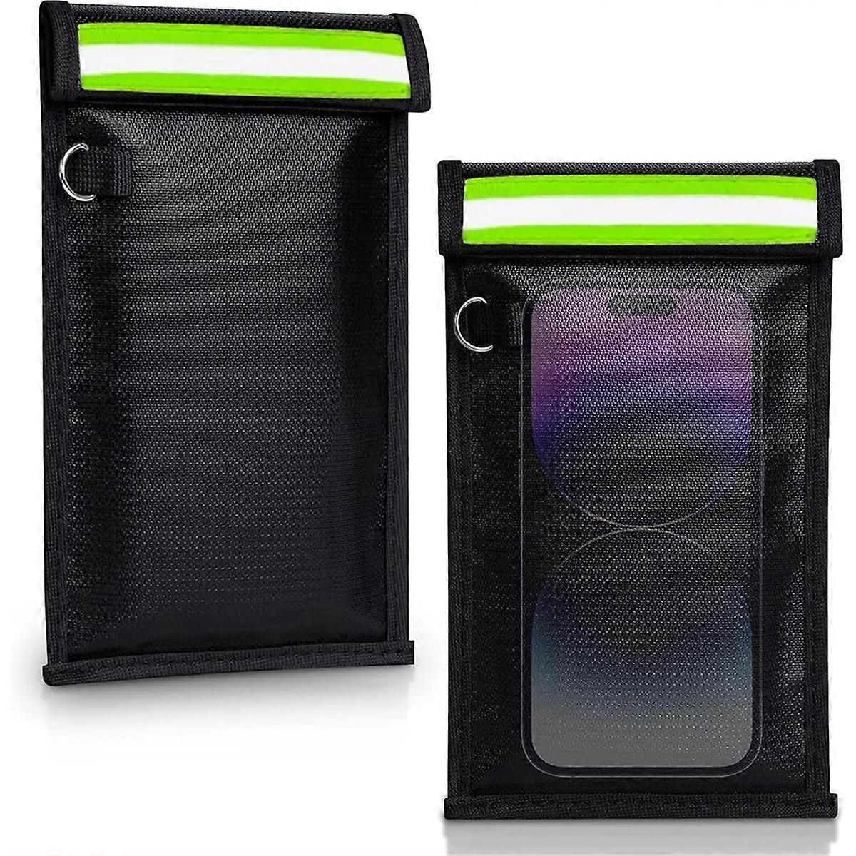 2 Pack Cell Phone and Car Keys - Fire and Water Signal Blocking Bag for Total Privacy and Security