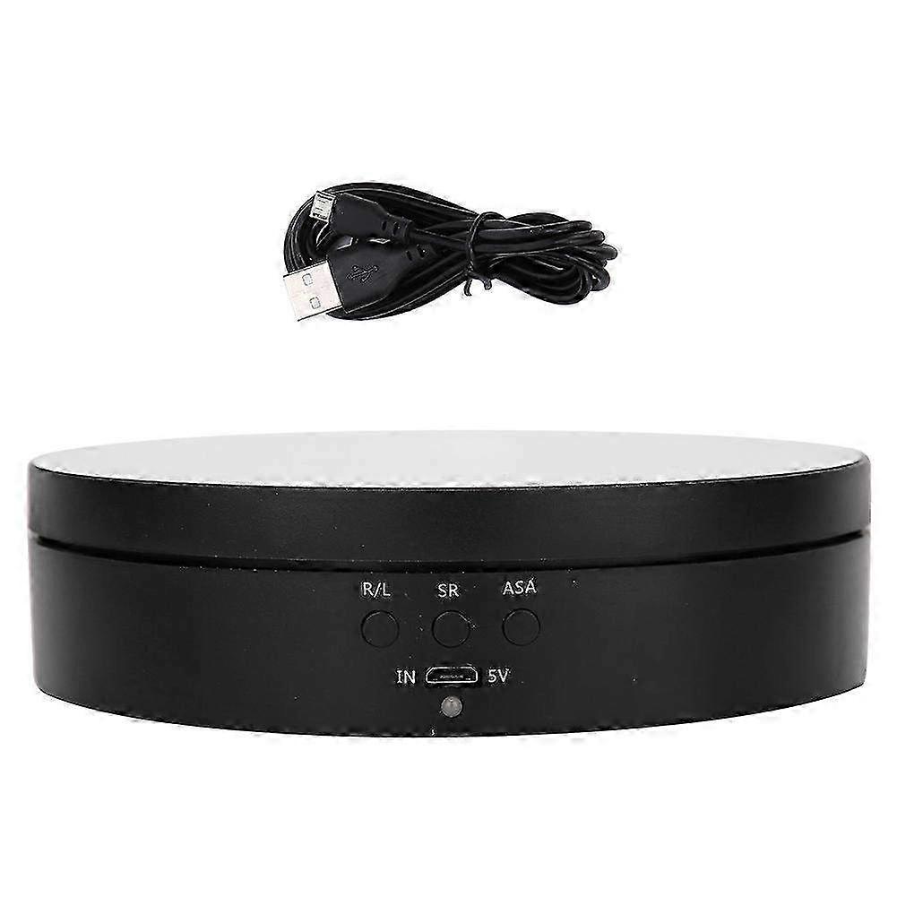 Electric Rotating Turntable Display Stand for Jewelry & Phones - 2-4kg Load Bearing Mirror Base Showcase Rotating Platform