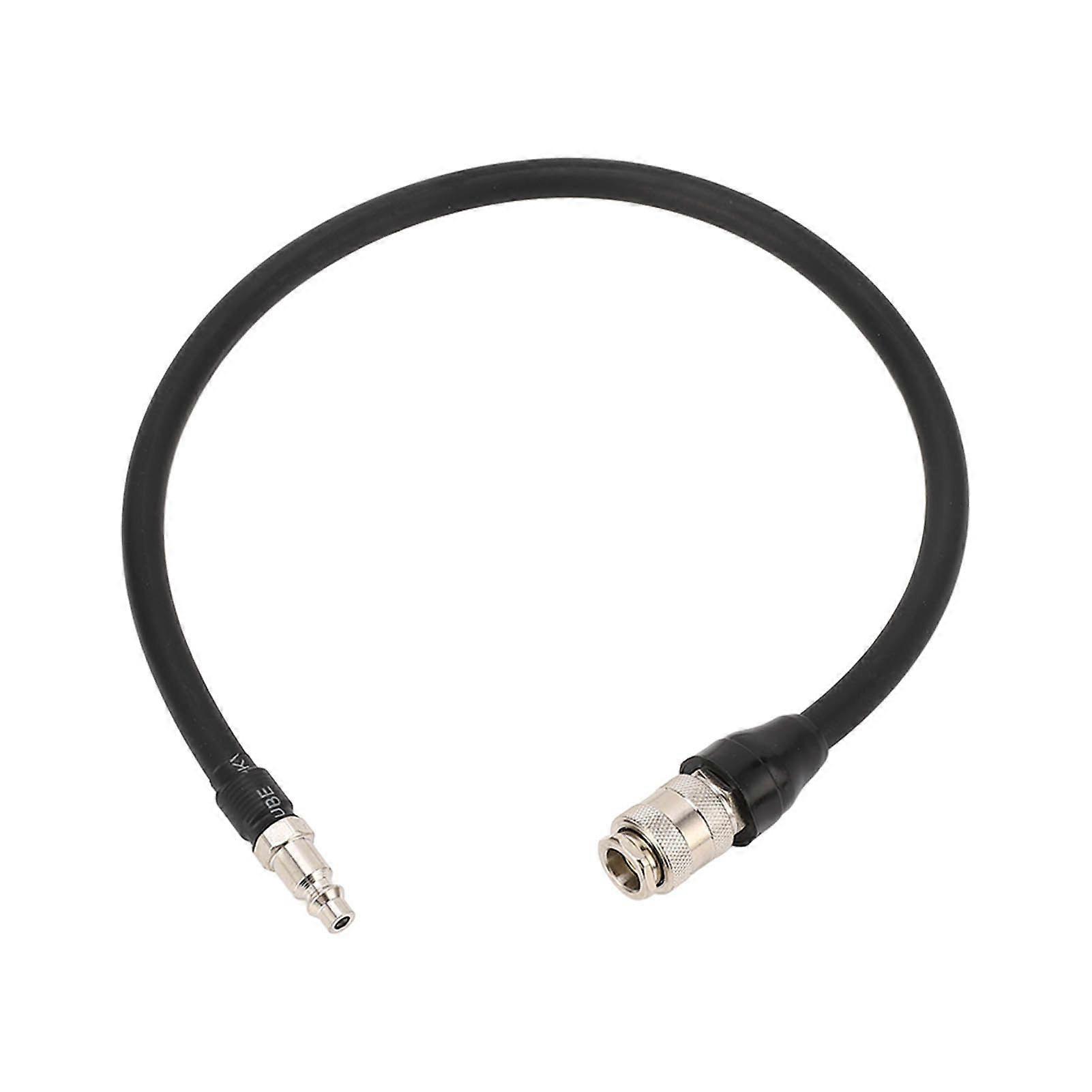 צינור משאבת אוויר לחיבור מהיר 80 ס"מ נייד לרכבים