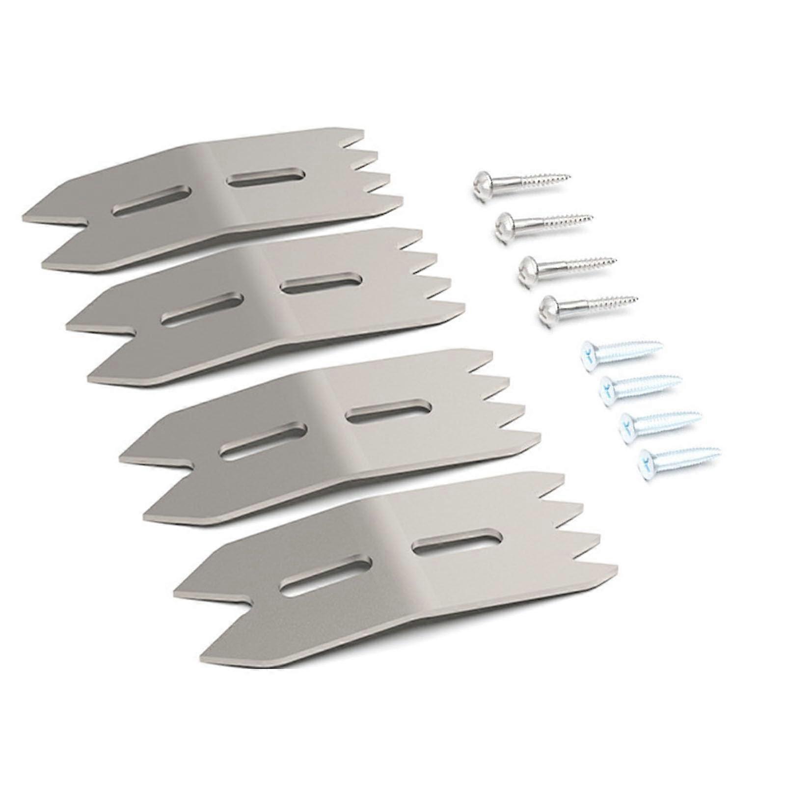 4pcs Woodworking Edge Clamp Set Aluminum Alloy Wood Board Fixing Clamp for Precise Positioning