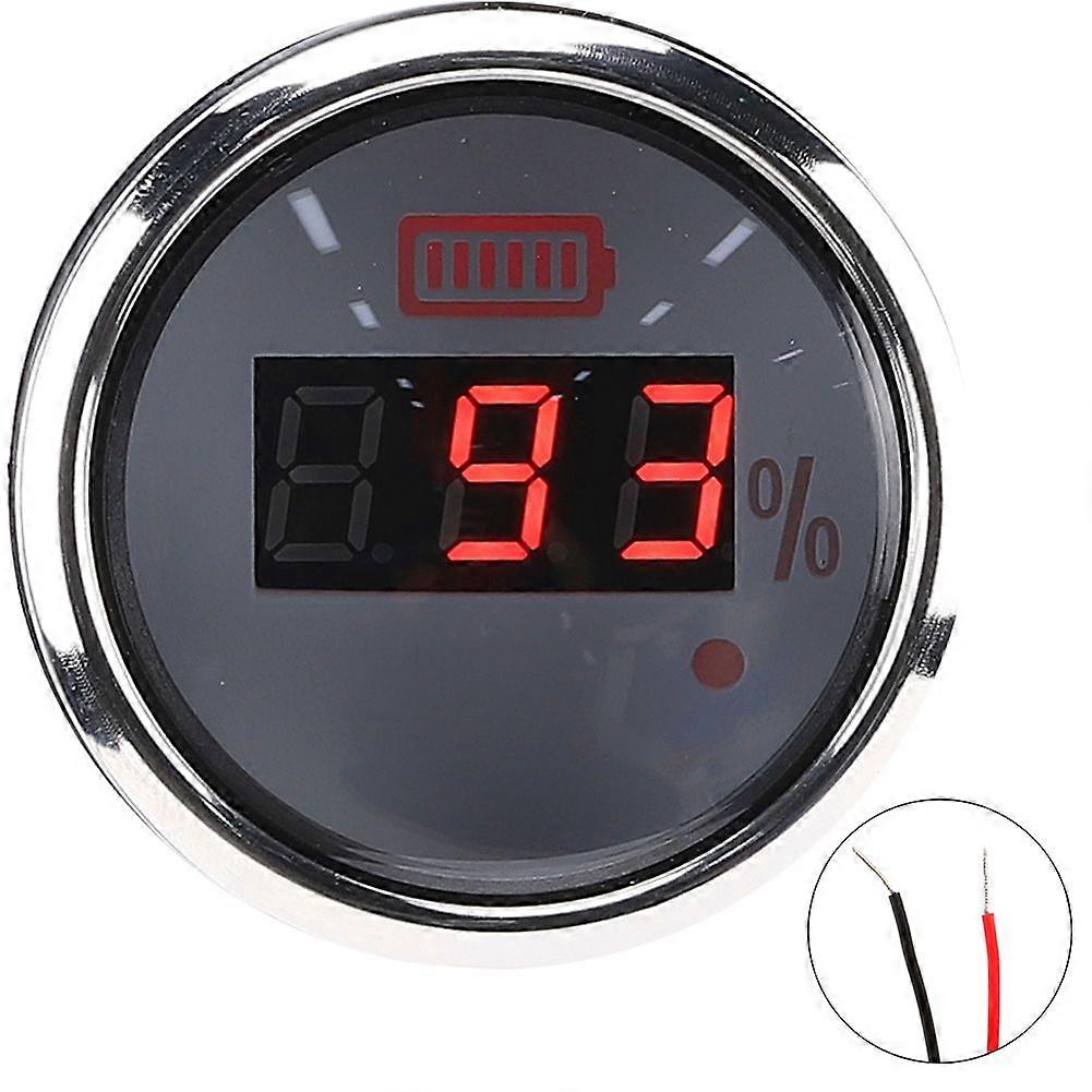 12V digital gauge 52mm 2in waterproof antifog meter with smart alarm