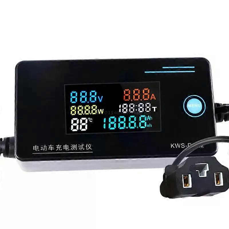 Q81C 4-120V Lithium Battery Capacity Indicator Detector Voltmeter Voltage Compatible With Electric Scooter