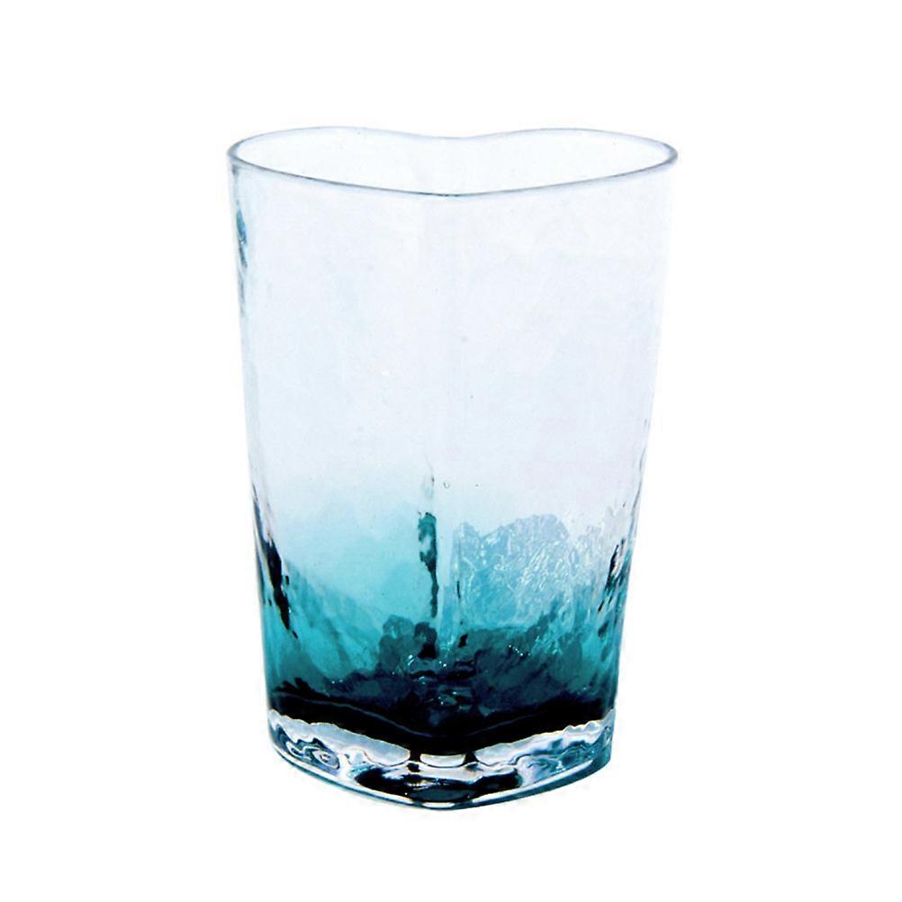Orange Juice Cup Glass Heart Shape Cup for Party Use Practical