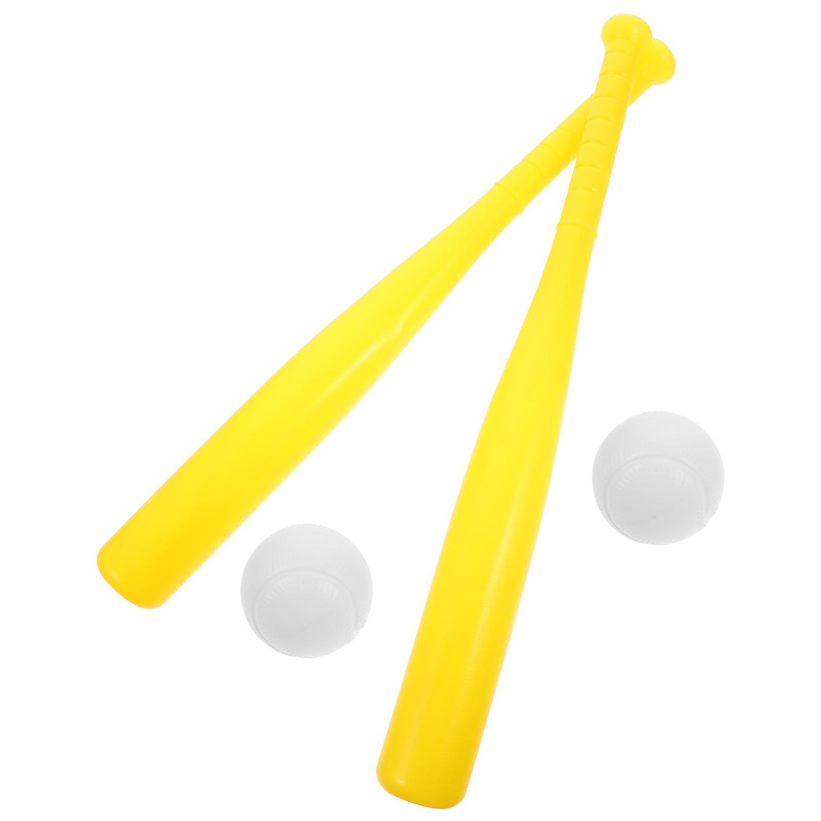 Kids Sports Toys Elastic Baseballs Round Bouncing Fun Children 4Pcs