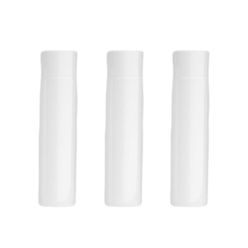 3pcs Durable Plastic Vacuum Lotion Bottles with Press Pump – Refillable Empty Cosmetic Containers for Easy and Convenient Use