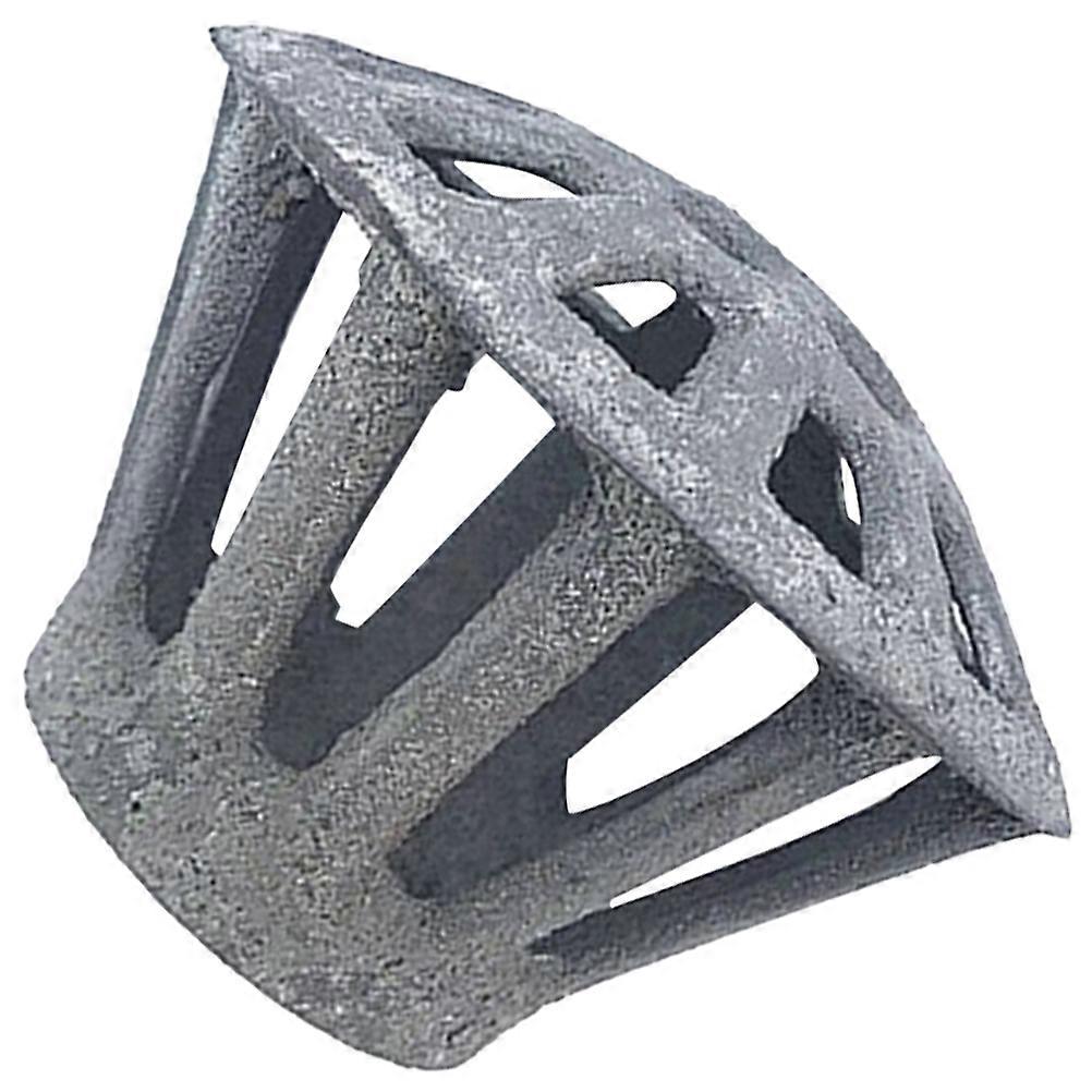 Downspout Guard Prevents Pipe Clogging And Speeds Up Water Drainage For Garden And Terrace Outdoor Use In Grey Iron 1Piece