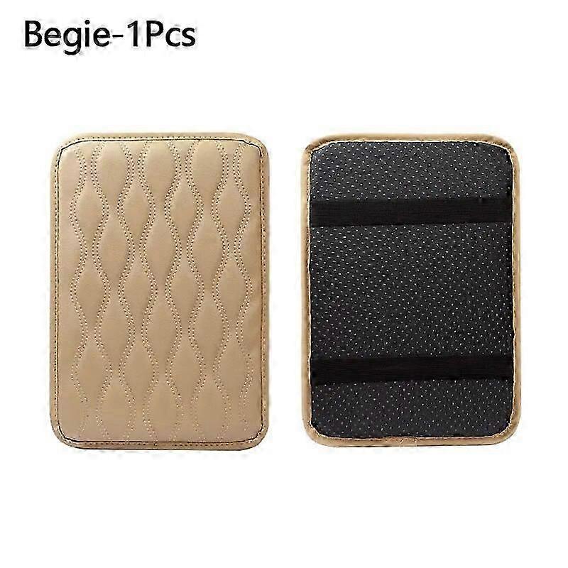 משענת יד מרכזית לרכב כרית עור PU עור נגד שריטות אוניברסלי כיסוי תיבה עמיד למים כרית עמיד קונסולה מרכזית מונע החלקה