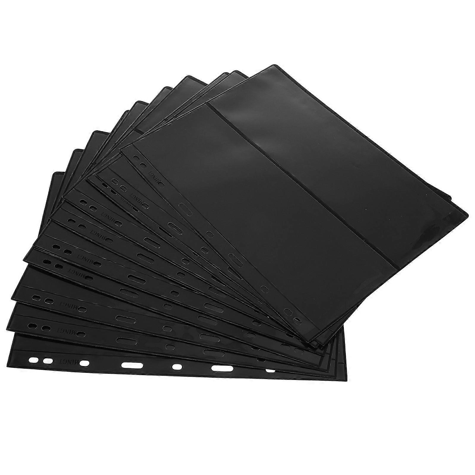 10pcs Double Sided Stamp Storage Pages, Loose Leaf Sheets for Organizing, Displaying and Protecting Stamp Collections Efficiently