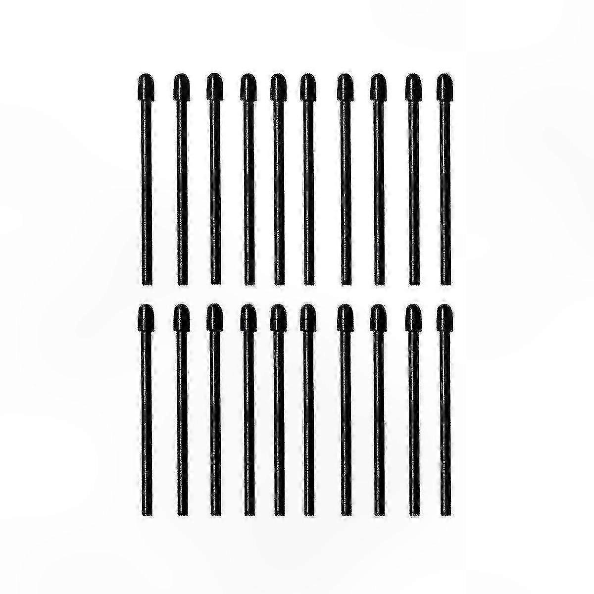 Soft Replacement Nibs for Stylus, 20-Pack Black Marker Tips for Digital Writing Tools