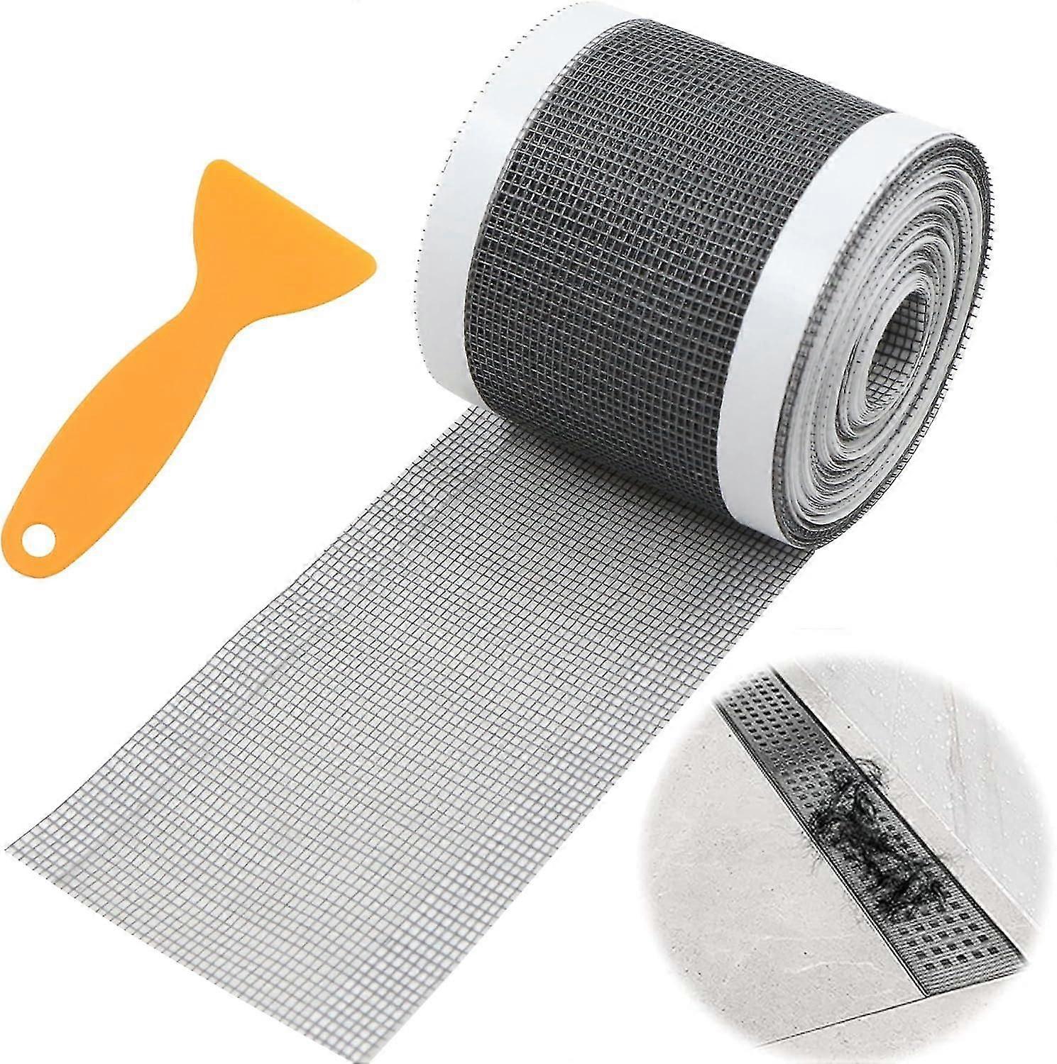 Shower Drain Mesh Sticker, Rectangular Strainer for Bathroom