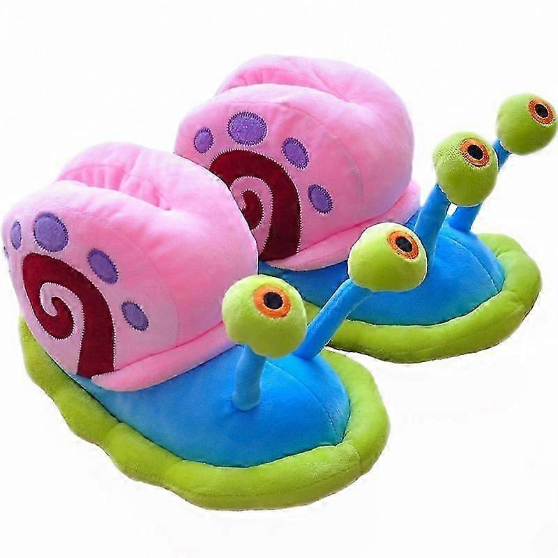 Kawaii سبونجبوب سكوير الكرتون سلسلة أنيمي غاري حقيبة الحلزون كعب القطن أحذية لينة لطيف أفخم طفل بنات هدية عطلة