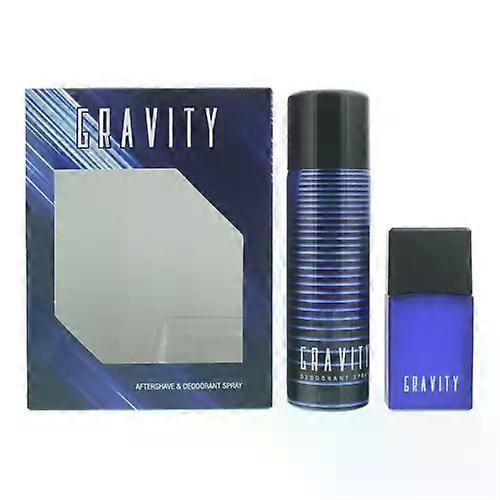 Coty Gravity Aftershave 30ml Spray & Deodorant Spray 120ml Gift Set For Him