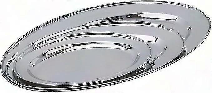3-Piece Stainless Steel Oval Serving Dishes Set