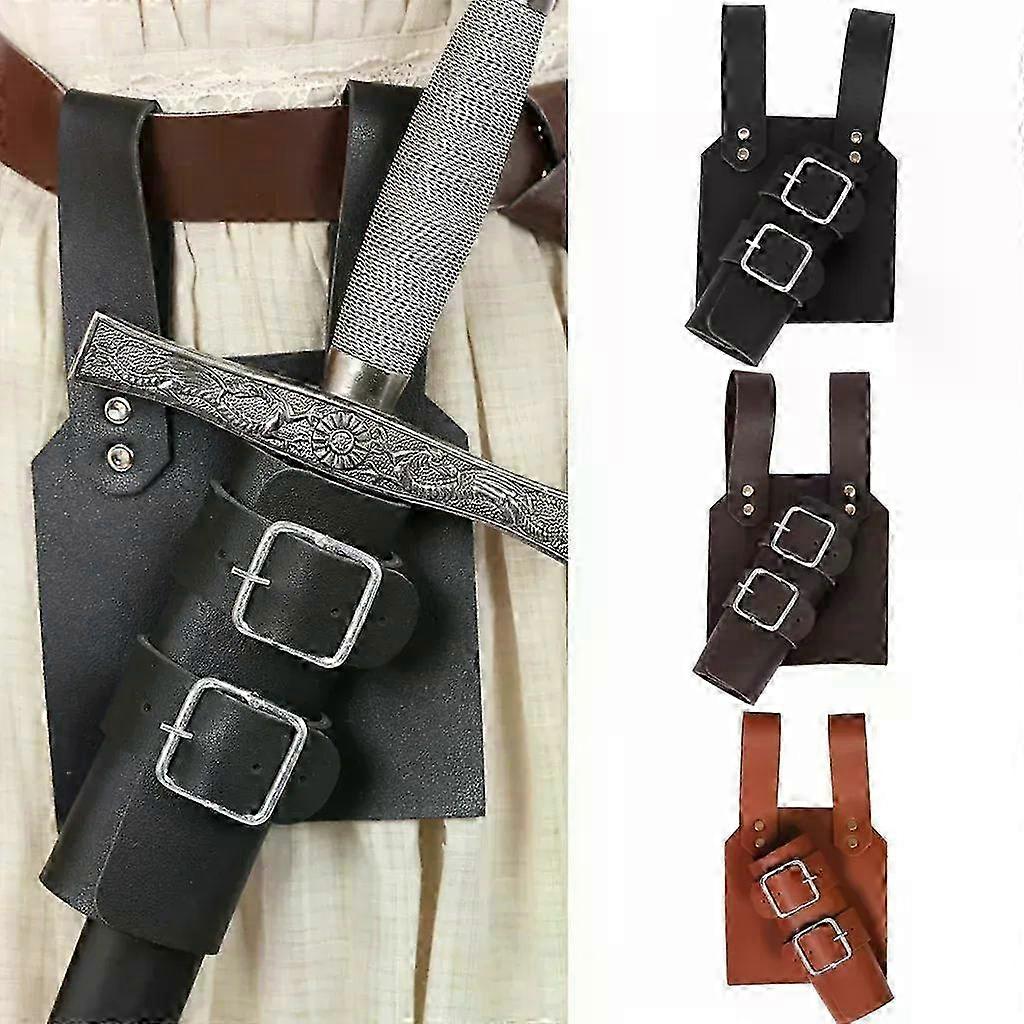 Épée médiévale fourreau épée porte-épée gaine en cuir fourreau adulte hommes GN chevalier arme Cosplay Gear rapière anneau ceinture étui hwy