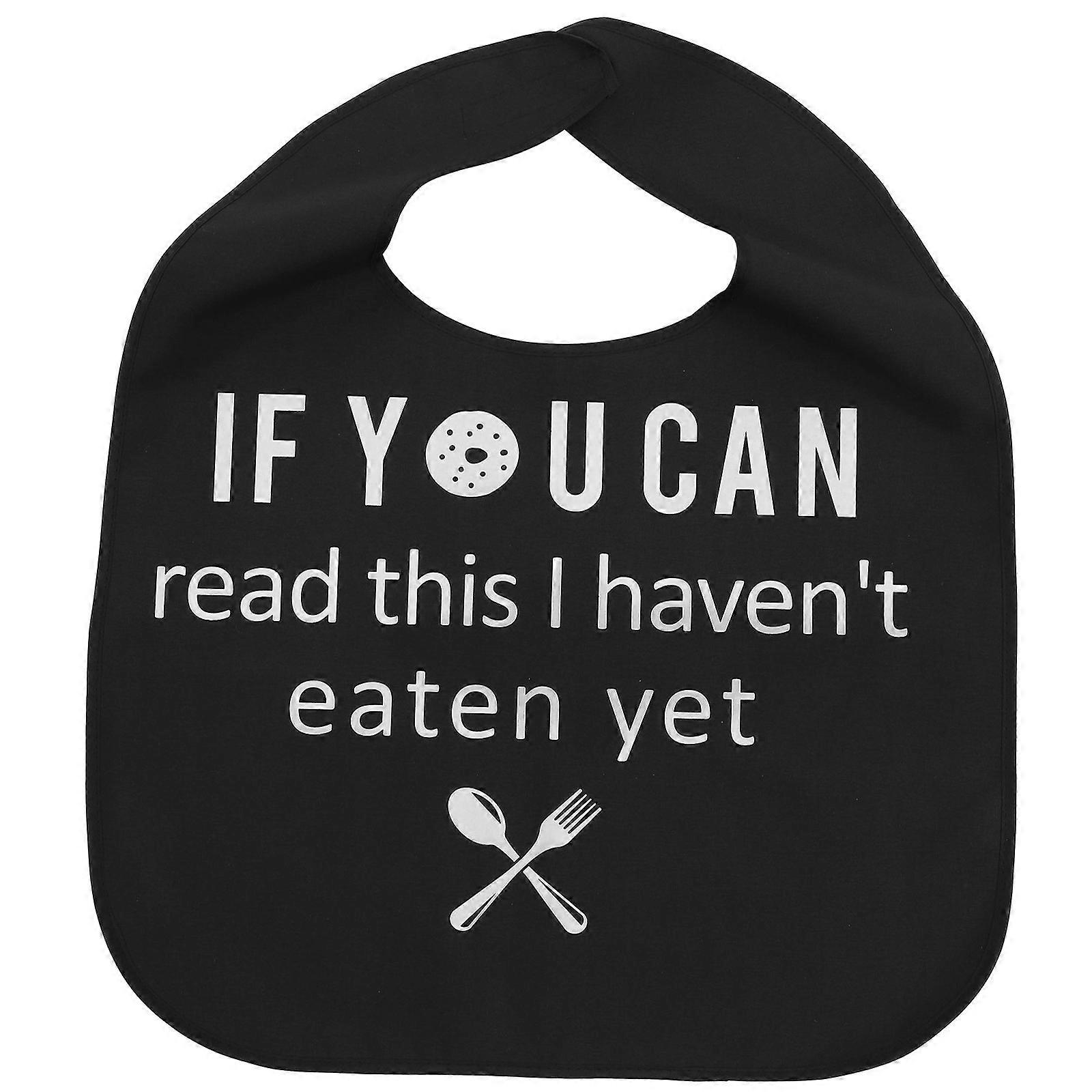 Reusable Adult Bib for Home Delicate Dinner Bib Wear Resistant Elderly Bib 1 Set