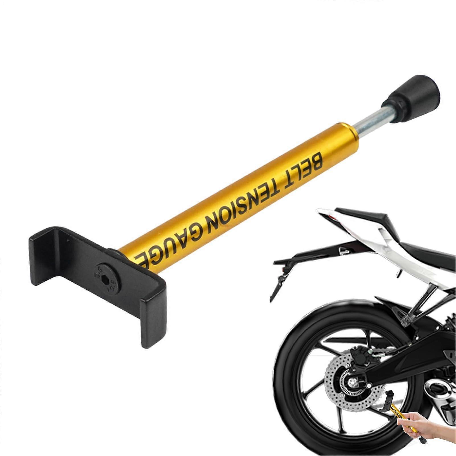 Motorcycle Belt Tension Gauge Adjustable Tool | Compatible Motorcycle Repair Gadget for Accurate Tension Measurement
