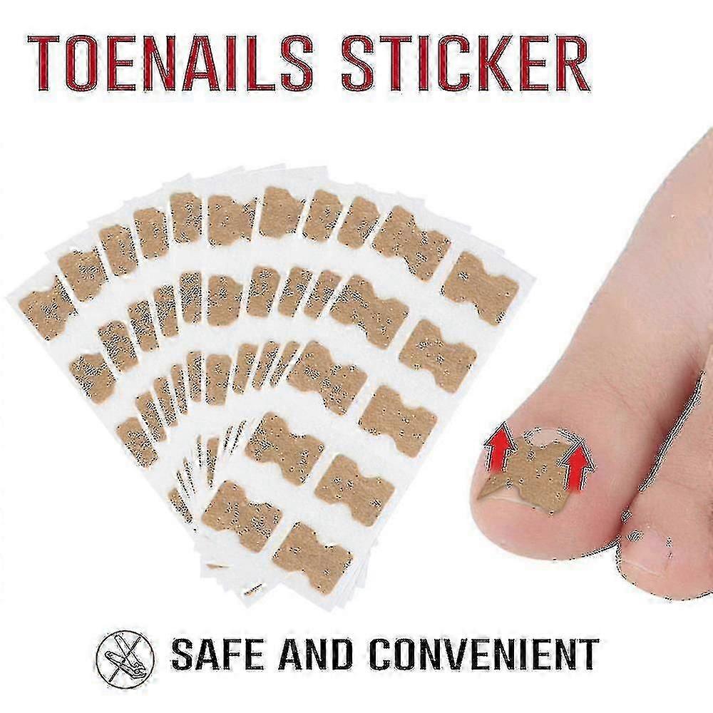 10pcs Toenail Correction Patch Glue Free Pedicure Tools Toe Nail Inworn Patch Corrector