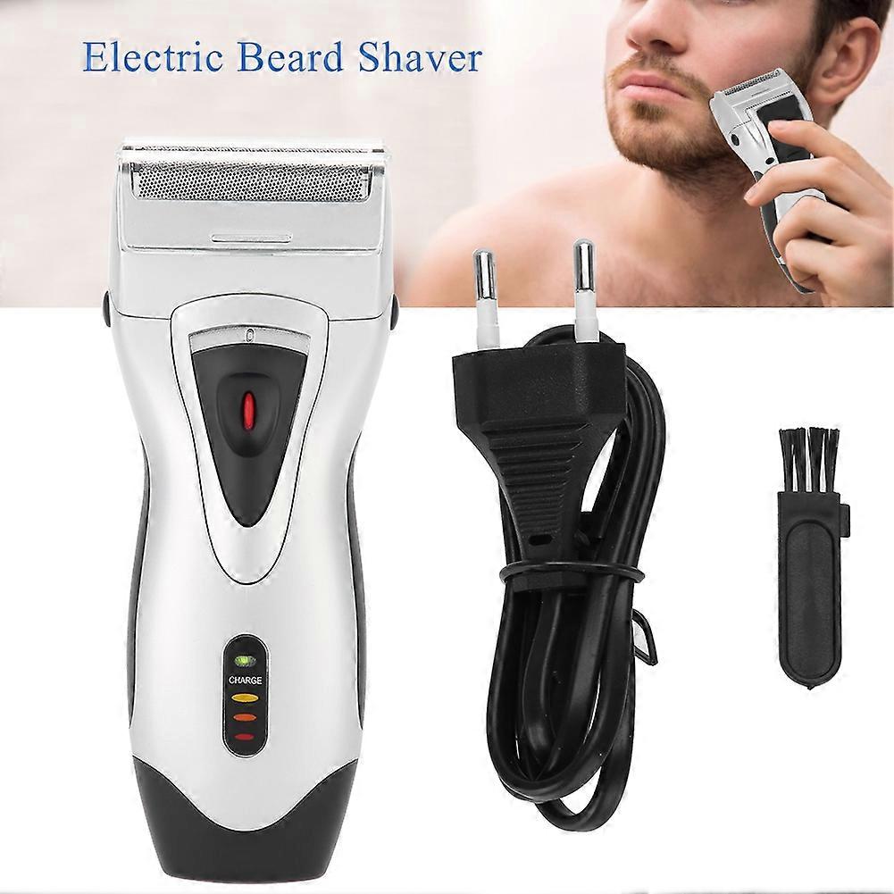 Professional Electric Beard Shaver Trimmer Rechargeable Light Grey