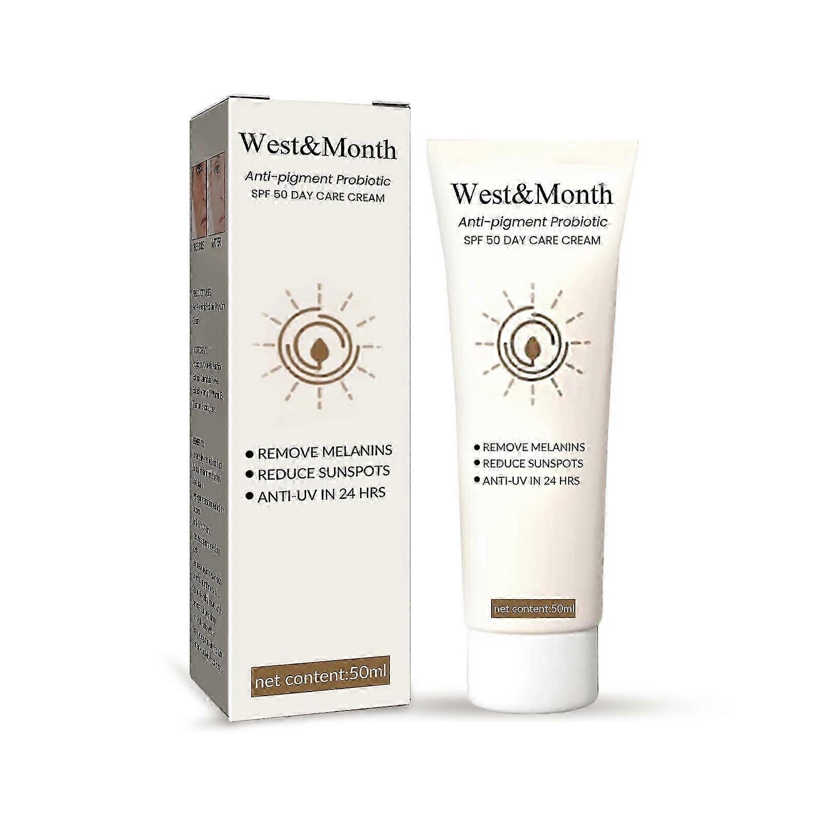 West&Montreal Probiotic Protective Cream Brightens Skin, Waterproof, Sweatproof, Refreshing, Isolation Protective Cream