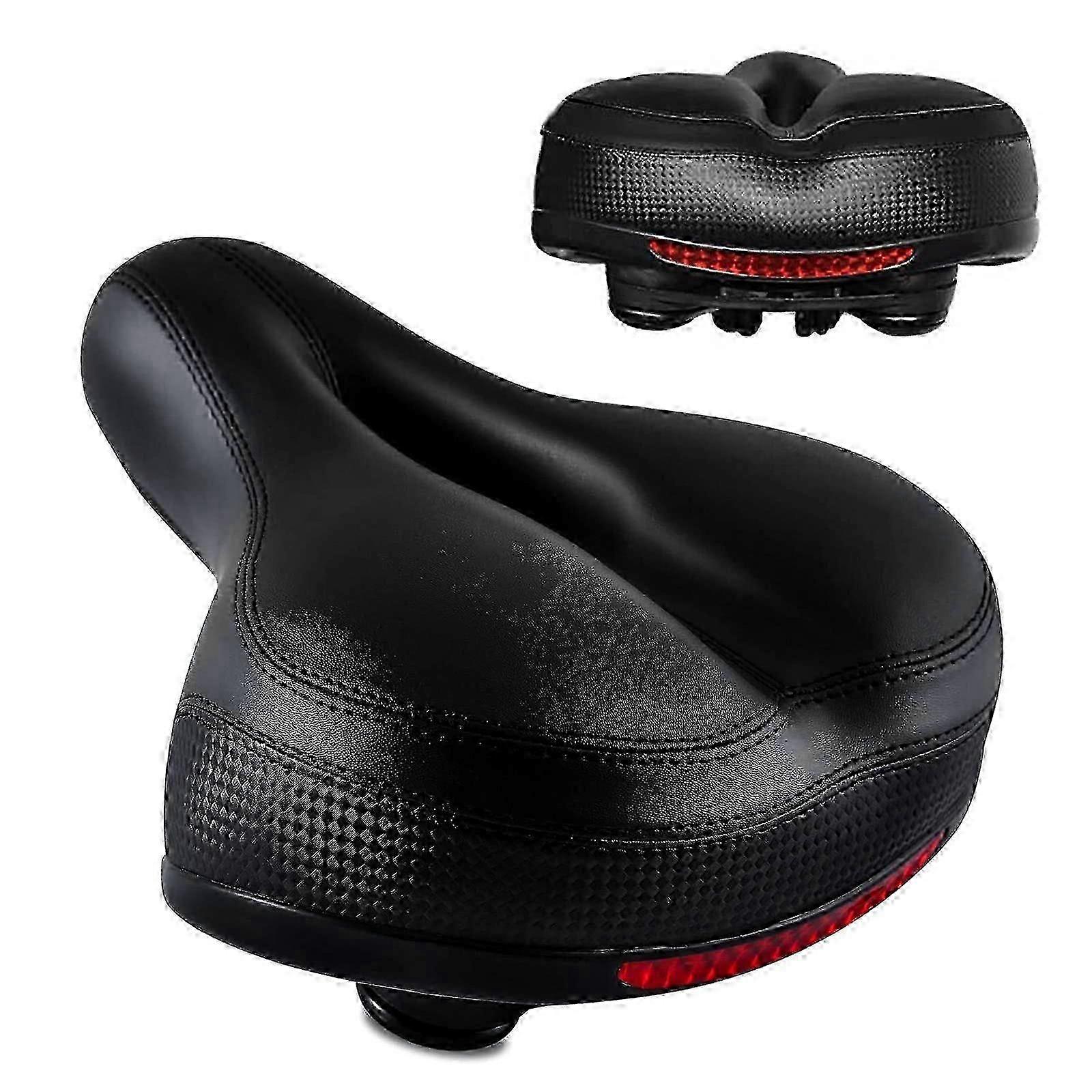Black Bicycle Seat Compatible with Various Models