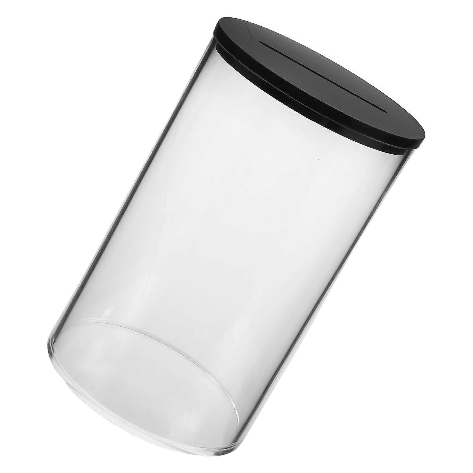 Acrylic Storage Tip Jar for Bartender with Transparent Design