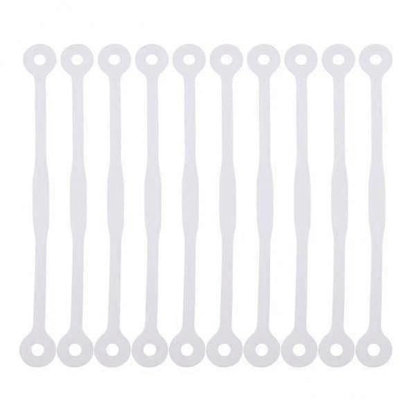 2x10pcs Tennis Squash Racket Vibration Dampeners Shock Absorber Strips Clear hr