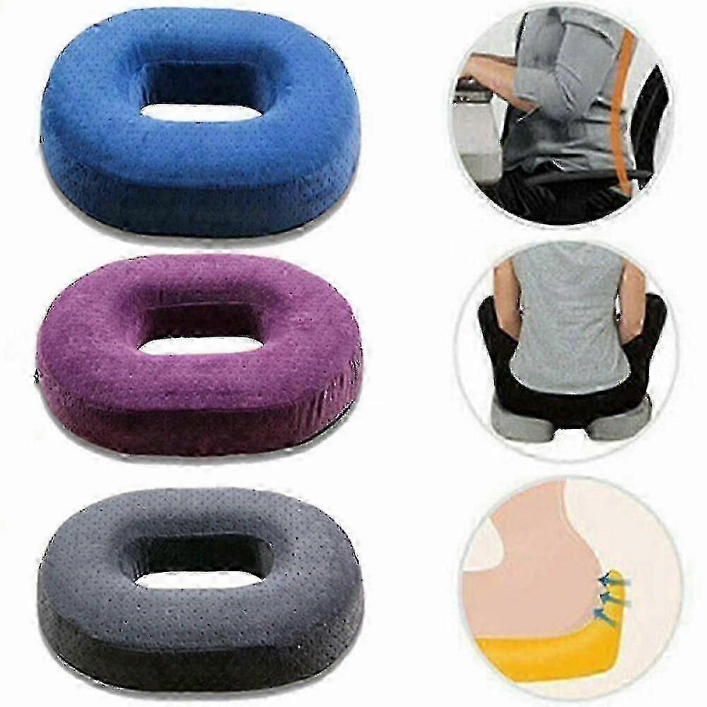 Coccige Sollievo dal dolore Memory Foam Donut Ring Cuscino ortopedico per ufficio e sedia a rotelle