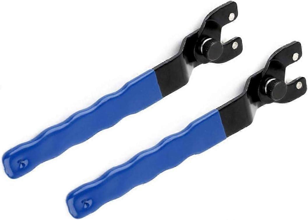 Grinder Adjustable Spanner Angle Grinder Spanner Pin Wrench Spanner Lock-nut Grinder Wrench Blue 2PCS Hand Tools Accessories，Starlight