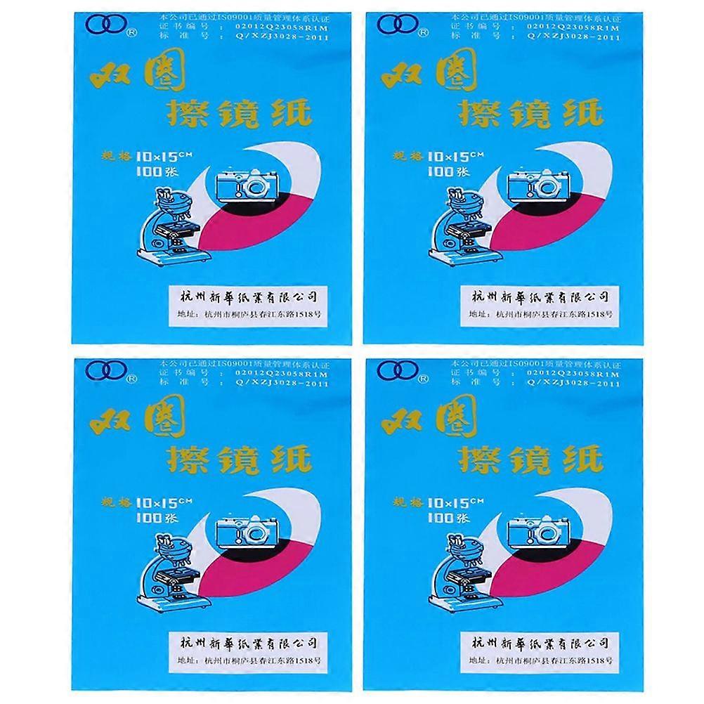400pcs Special Microscope Cleaning Paper Single Use Microscope Cleaning Tissue