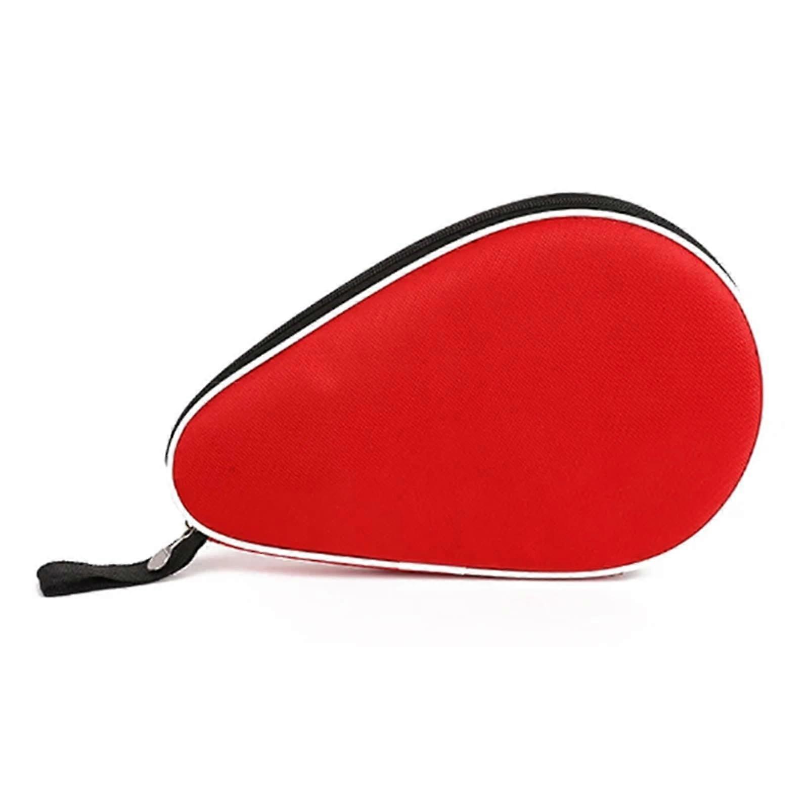Table Tennis Bag, Table Tennis Bat Bag, Ping Pong Rackets Case, Portable Paddle Case, Red