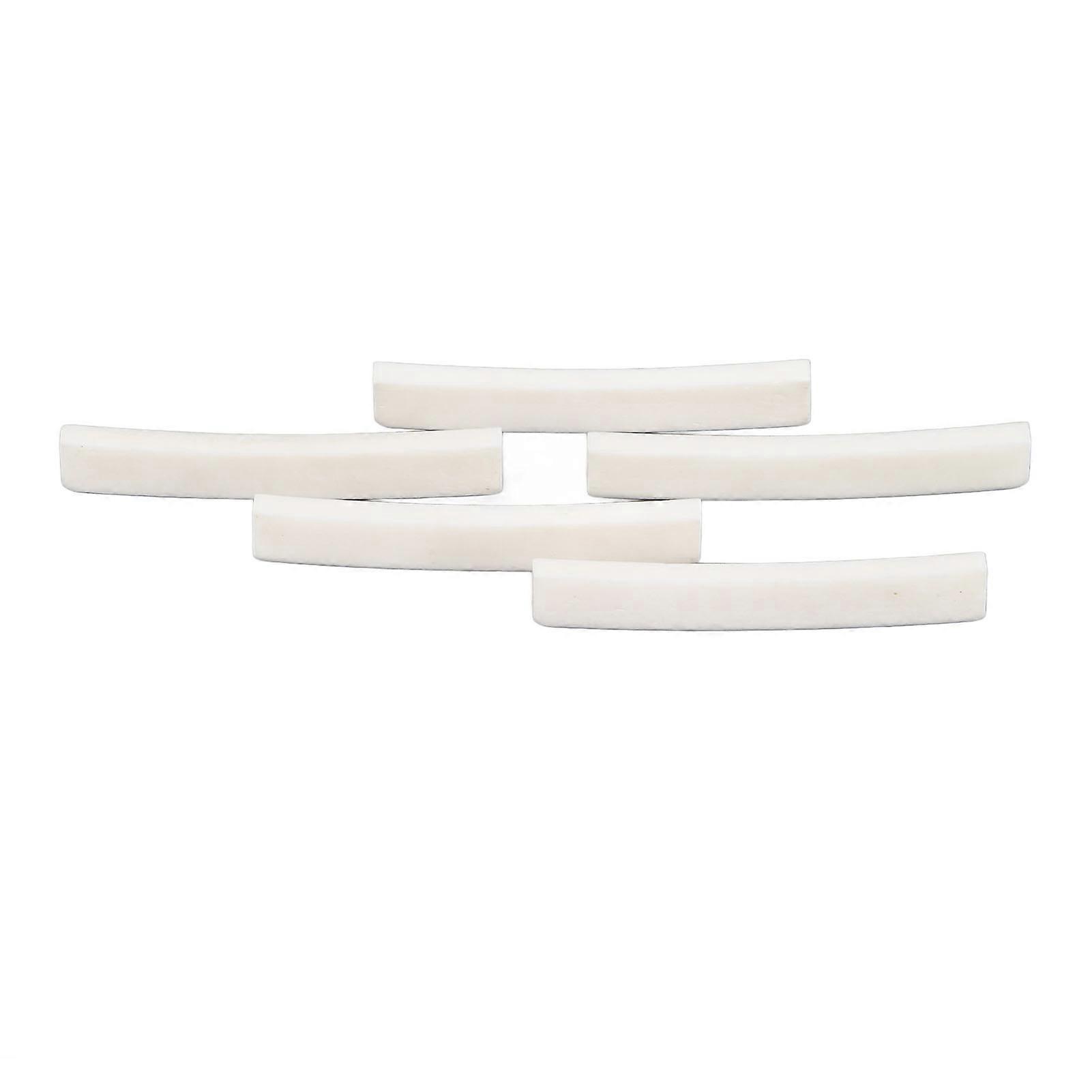 5 stk holdbar bull bone gitar mutter for klassisk akustisk gitar