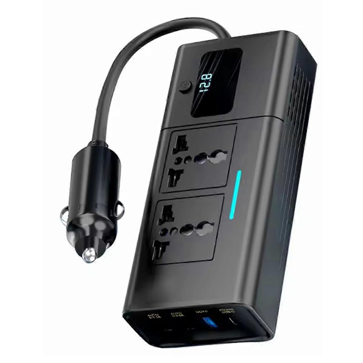 Car 220v Inverter 12 to 220 Voltage Power Converter 200W for 12V Vehicles