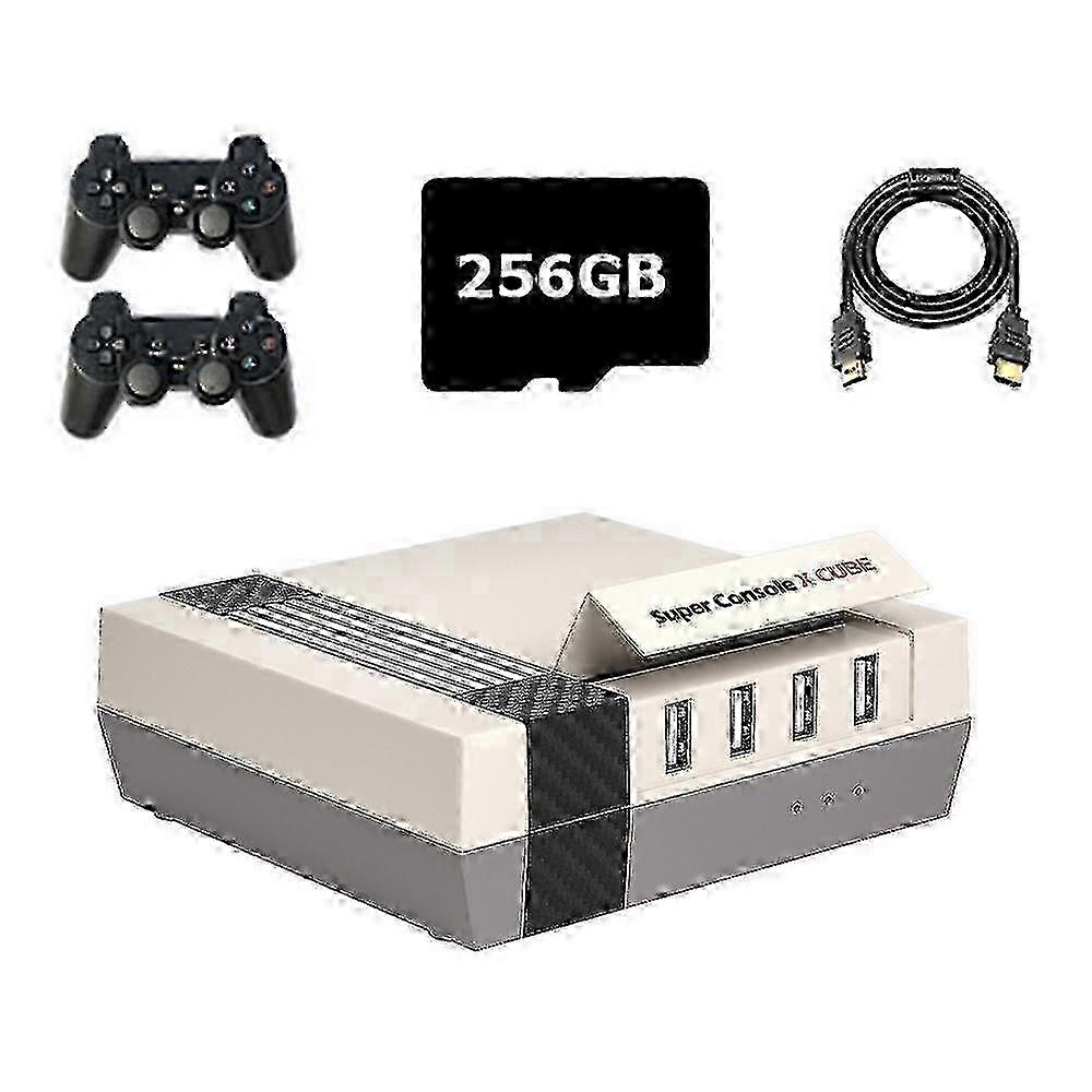 2025 Super Console X Cube Wireless Game Console 256G 50000+ Games