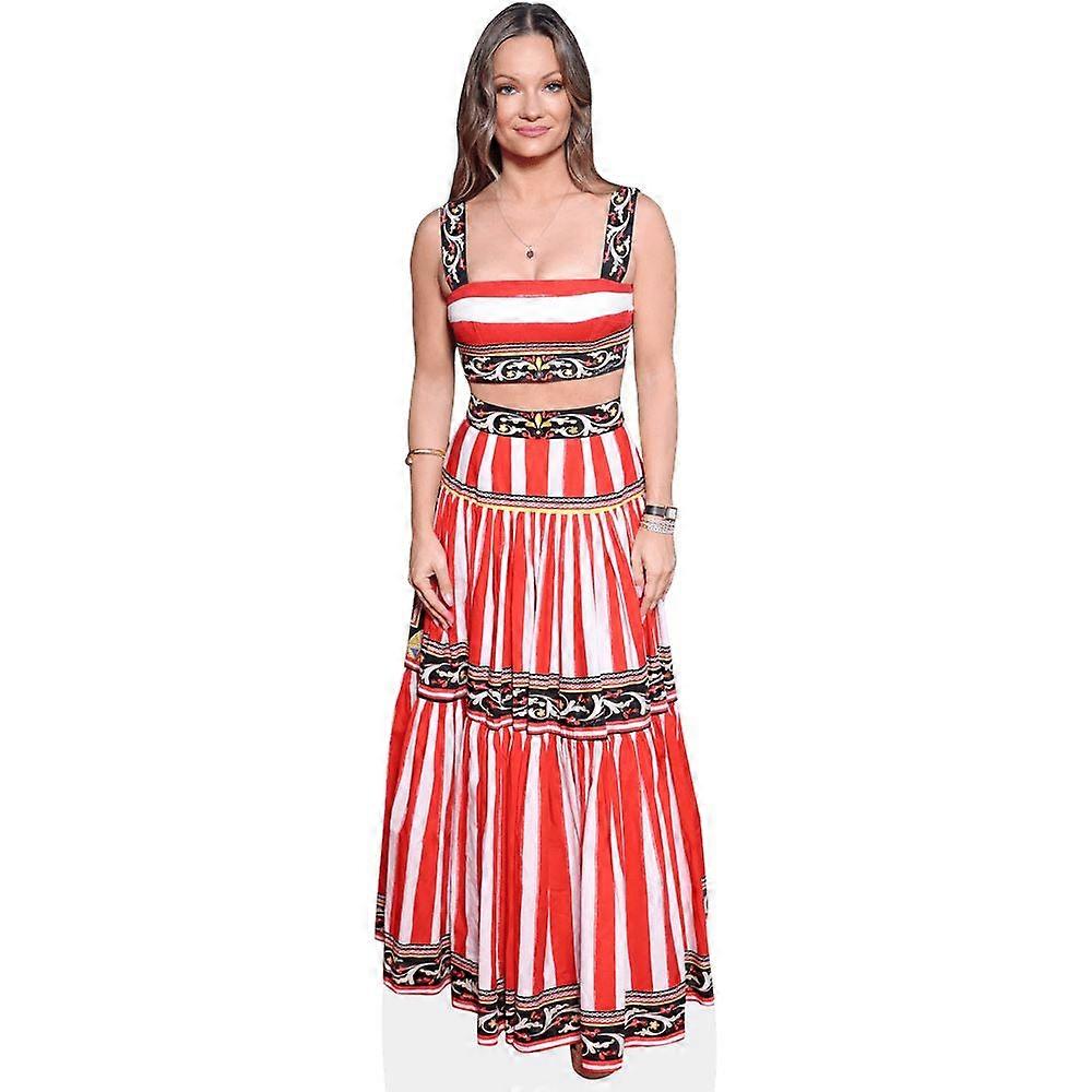 Caitlin O'Connor (Red Dress) Cardboard Cutout (lifesize OR mini size). Standee. Stand Up.