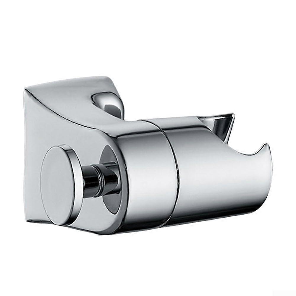 Shower Head Bracket 360 Degree Adjustable Ball Locking Mount For Secure And Adjustable Shower Heads Silver