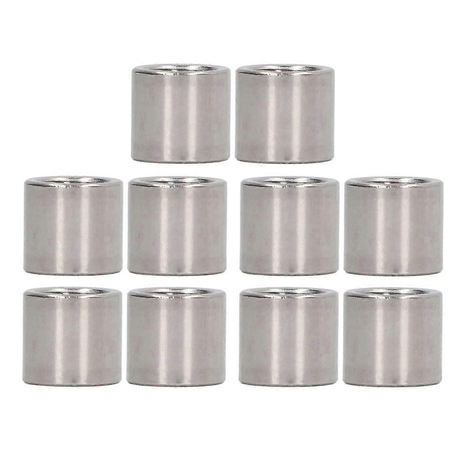 2025 Latest Model 10 Pcs Round Connector Nut M10x1.5 14 L13mm Threaded Sleeve